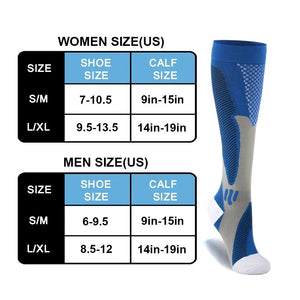 Outdoor Cycling Compression Socks - Fast-Drying, Breathable Nylon for Adult Sports and Medical 